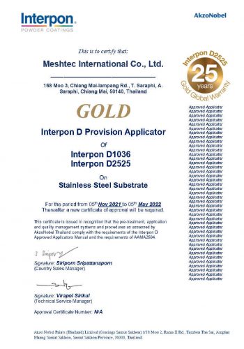 Applicator D2525 MESHTEC Stainless Steel